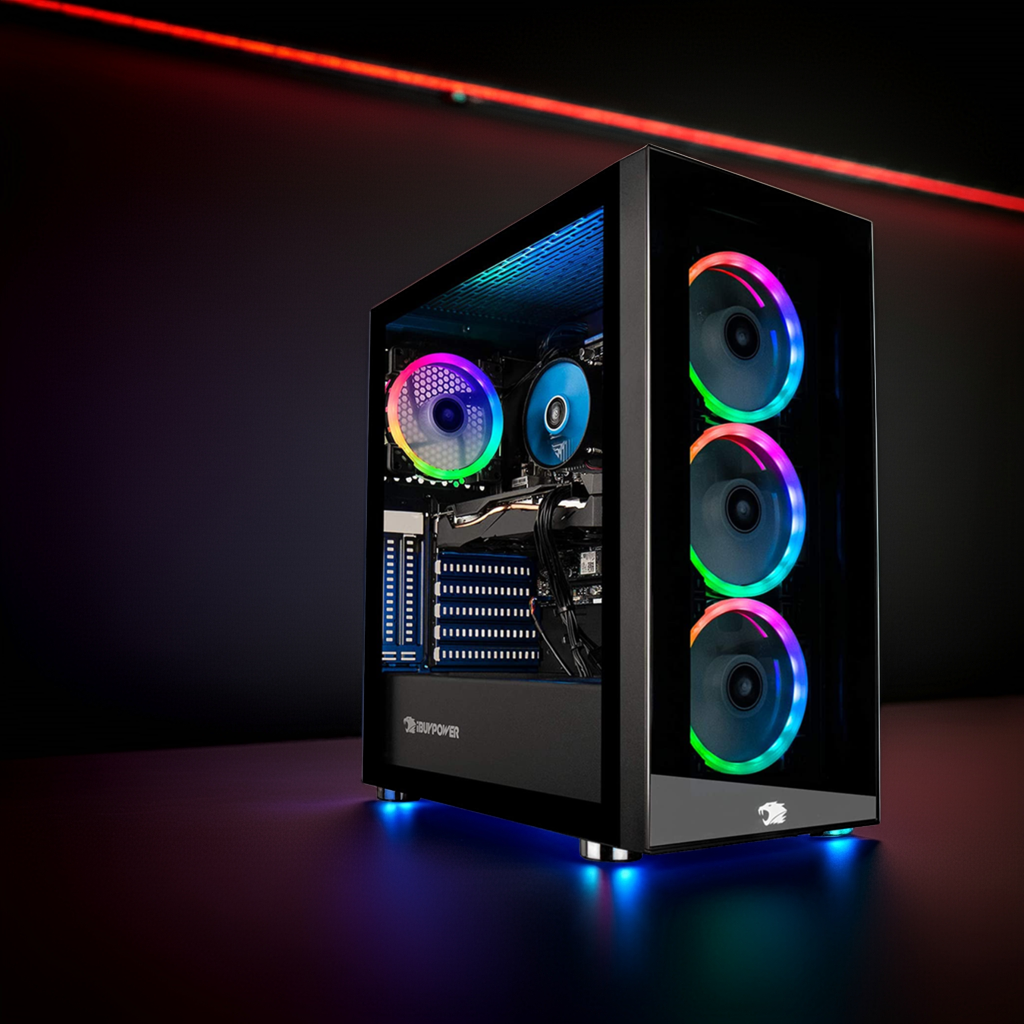 Pro Gaming PC Computer Desktop Element MR 202I (Intel I7-11700F 2.5Ghz,Nvidia Geforce GTX 1660 6GB, 16GB DDR4, 240GB SSD, 1TB HDD, Wifi Ready, Windows 10 Home)